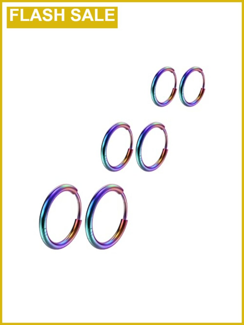 316L Surgical Stainless Steel Small Hoop Earrings Hypoallergenic Huggie Sleeper